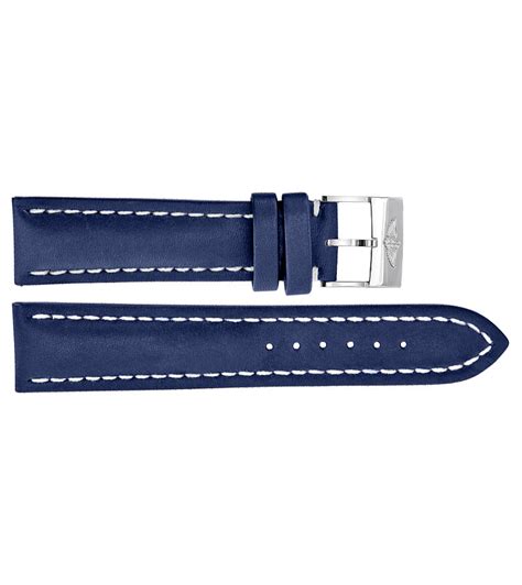 breitling 22 20 blue leather strap